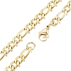 Men's 201 Stainless Steel Figaro Chains Necklace NJEW-N050-A08-5-45G-2