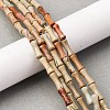 Natural Aqua Terra Jasper Beads Strands G-L624-G03-12x5mm-1