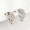 201 Stainless Steel Stud Earrings EJEW-Q026-23P-5