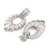 Non-Tarnish 304 Stainless Steel Stud Earrings for Women EJEW-N054-24P-2