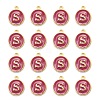 Golden Plated Alloy Enamel Charms X-ENAM-S118-08S-2