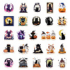 Halloween 50Pcs PVC Adhesive Waterproof Stickers Self-Adhesive Stickers PW-WG95EB5-01-3