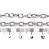 201 Stainless Steel Cable Chain Necklaces NJEW-Q013-12C-P-3