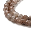 Natural Sunstone Beads Strands G-B093-B02-03-2