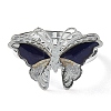 100Pcs Butterfly Adjustable Mood Ring RJEW-B029-06-4