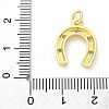 Brass Micro Pave Cubic Zirconia Pendants KK-S511-13G-3