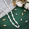 12Pcs 2 Colors Brass Box Clasps KK-BBC0017-39-3