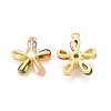 Colorful Glass Pendnants KK-P228-20G-1