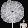 Polyester Lady Tulle Collars AJEW-WH20072-25C-1