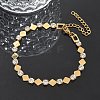 304 Stainless Steel Rhinestone Cup Chain Bracelets for Women BJEW-F488-26G-G-1