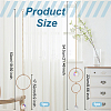 2Pcs Iron Plant Hanger HJEW-OC00169-2