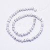Synthetic Howlite Beads Strands G-E110-4mm-5-2