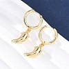 Chili Brass Hoop Earrings EJEW-Q015-17G-2