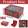 Rectangle Wood & PU Leather Jewelry Boxes CON-CL0001-14A-2