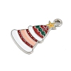 Christmas Theme Alloy Enamel Pendants ENAM-Z020-02H-2