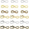 120Pcs 6 Styles Tibetan Style Alloy Infinity with Hope Connector Charms TIBE-FH0001-20-1