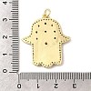 Brass Micro Pave Cubic Zirconia Pendants KK-I378-17G-4