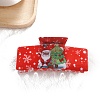 Christmas Theme PVC Claw Hair Clips PW-WGE755E-04-1