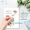 8 Sheets 8 Styles PVC Waterproof Wall Stickers DIY-WH0345-162-3
