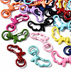 Spray Painted Eco-Friendly Alloy Swivel Snap Hooks Clasps PALLOY-T080-10-NR-1