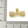 Rack Plating Brass Pave Cubic Zirconia Pendants KK-U029-24G-3