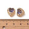 Rack Plating Brass Micro Pave Cubic Zirconia Beads KK-S399-08G-E-3