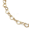 304 Stainless Steel Link Chains Bracelets for Women BJEW-G725-08G-2