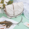 Alloy Rhinestone Butterfly Charms Boot Strap Chains AJEW-WH20048-21P-3