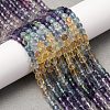 Gradient Color Natural Colorful Fluorite Beads Strands G-NH0001-H01-01-3