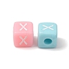 Opaque Acrylic European Beads AC-CBA7A73-01X-2