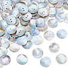 100Pcs Natural Shell Buttons BUTT-PH0001-72-1