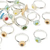 Brass Adjustable Rings RJEW-PH01311-1