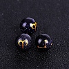 Synthetic Blue Goldstone Carved Constellation Beads PW-WG92554-01-1