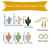 DIY Cactus Earrings Making Kit DIY-SZ0005-93-2