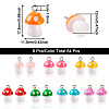 64 Pcs 8 Colors Plastic Pendants KY-KS0001-03-7