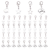 40Pcs 4 Styles Zinc Alloy Shoe Charms HJEW-ME0001-26-1