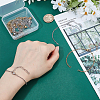 32Pcs 2 Colors 304 Stainless Steel Cable Chain Bracelet Making MAK-ME0001-11-3