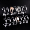 2 Tiers Acrylic Watch Display Stands ODIS-WH0026-34-1