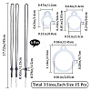6Pcs Adjustable Polyester Neck Lanyard DIY-GF0008-19-2