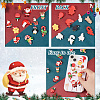 AHADERMAKER 55pcs 11 styles Opaque Christmas Resin Cabochons CRES-GA0001-13-4