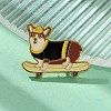 Puppy Dog Enamel Pins JEWB-M048-05C-2