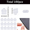 100Pcs PVC Mobile Dustproof Plugs FIND-SC0021-66-2