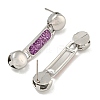 304 Stainless Steel Enamel Stud Earrings EJEW-S229-15P-03-2