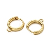Brass Hoop Earring Findings KK-C134-24G-2