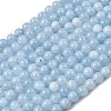 Natural Chalcedony Beads Strands X-G-S333-8mm-004-1-1