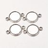 Alloy Cabochon Connector Settings LS-PALLOY-A13117-AS-RS-1