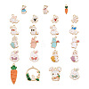 Kissitty 46Pcs 23 Styles Alloy Enamel Pendants ENAM-KS0001-02-2