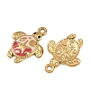 304 Stainless Steel Enamel Pendants STAS-K309-01G-02-2
