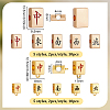 10Pcs 5 Styles Alloy Enamel Pendant Bails FIND-DR0002-42-2