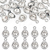 20Pcs Faceted Glass Charms RGLA-TADJ0001-01K-1